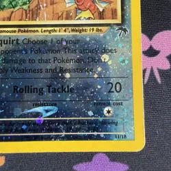 Marill Reverse Holo #11/18 Pokemon Card TCG Southern Islands Promo Reverse Holo - Image 4