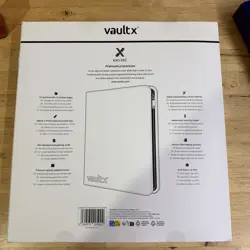 Vault X SV10.5 edition, 12 Pocket Exo-Tec Zip Binder White 480 cards. Brand New - Image 5
