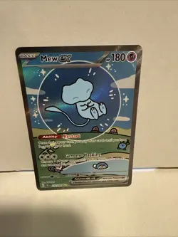 Mew EX 232/091 Bubble Mew Holo Card Sv: Paldean Fates Sir Near Mint NM Condition - Image 1