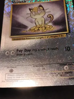 Meowth 53/110 Legendary Collection Reverse Holo WOTC Vintage Pokemon Card LP/MP - Image 4