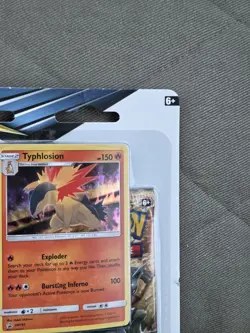 Pokemon TCG Unbroken Bonds 3 Pack Blister (Typhlosion) New Sealed Tcg S&M - Image 3