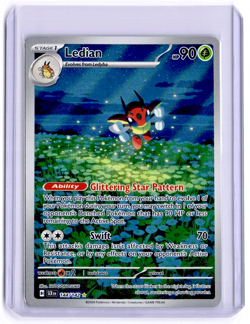 Ledian 144/142 Sv07: Stellar Crown Holo Illustration Rare Pokemon TCG - Image 1