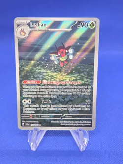 Pokemon SV07 Stellar Crown Ledian 144/142 Illustration Rare IR NM - Image 1