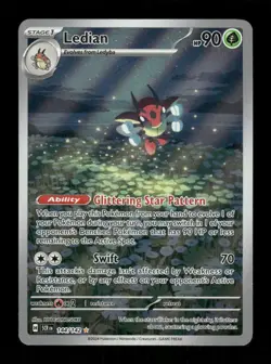 Pokemon Ledian - Illustration Rare SV07: Stellar Crown 144/142 NM - Image 1