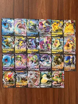 Pokemon TCG S-Chinese Cards Lot of 23 pieces Sword&Shield RR+RRR V VMAX Pikachu - Image 1