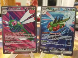 Pokemon TCG Yanmega EX Sir Holo Card 228/182 Sv10: Destined Rivals + #206 - Image 1