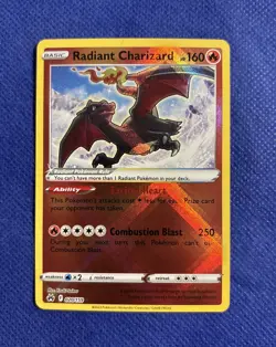 Radiant Charizard 020/159 Crown Zenith Holo Pokemon Card - NM - Image 1