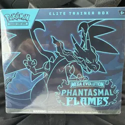 Pokemon ETB Mega Evolution Phantasmal Flames Sealed Elite Trainer Box *See Pics* - Image 1