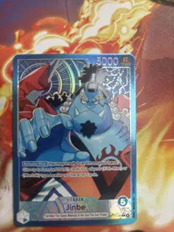 One Piece TCG OP14-040 Jinbe Leader Alt Art AA Card Game CCG English - Image 1