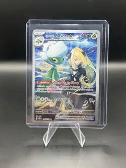 Cynthia's Roserade 184/182 Illustration Rare Destined Rivals Pokemon Card NM - Image 1