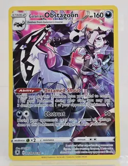 Galarian Obstagoon TG10/TG30 Ultra Rare Astral Radiance Pokemon Card - Image 1