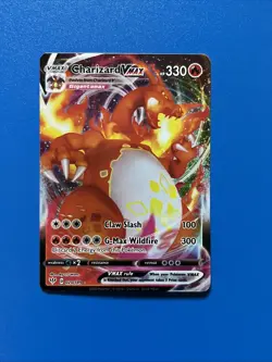 Pokemon TCG Charizard VMAX Darkness Ablaze Holo Card 020/189 Swsh03 - Image 1
