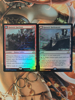 Hanweir Garrison & Hanweir Battlements -Prerelease Eldritch Moon (EMN) -foil -nm - Image 1