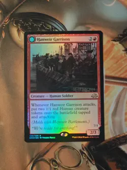 Hanweir Garrison & Hanweir Battlements -Prerelease Eldritch Moon (EMN) -foil -nm - Image 2
