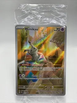 Pokemon TCG Mimikyu Scarlet & Violet SVP 075 Holo Promo Card Sealed - Image 1