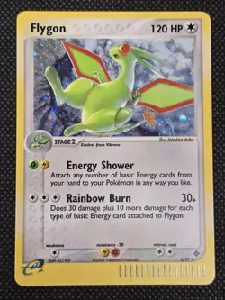 2003 Pokemon EX Dragon Flygon Holo Rare Card #4/97 NM Vintage Card - Image 1