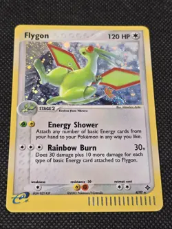 2003 Pokemon EX Dragon Flygon Holo Rare Card #4/97 NM Vintage Card - Image 2