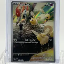 Pokemon TCG Temporal Forces Cutiefly #172/162 Illustration Rare NM - Image 1