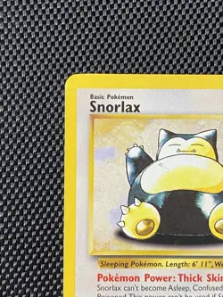 Snorlax 27/64 Jungle Unlimited Non-Holo Rare Pokemon TCG LP+ - Image 2