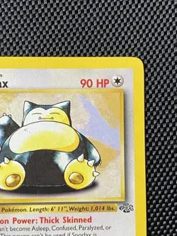Snorlax 27/64 Jungle Unlimited Non-Holo Rare Pokemon TCG LP+ - Image 3