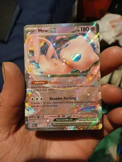 Mew ex - 151/165 Double Rare Scarlet and Violet 151 Pokemon TCG - Image 1