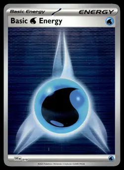 WATER ENERGY [HOLO] - SVE 019 - BLACK BOLT BLK HOLO ENGLISH - NM - Image 1