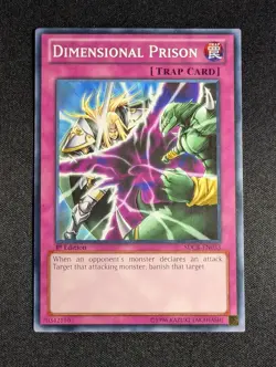 Yugioh - Dimensional Prison SDCR-EN033 1st Edition Common LP - Image 1