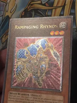 Yugioh Rampaging Rhynos CDIP-EN031 1st Edition Ultimate Rare LP - Image 3