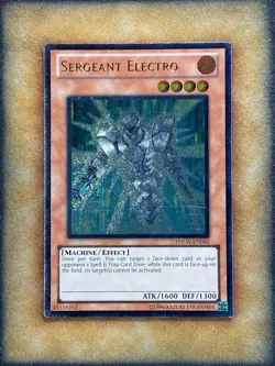 Yugioh Sergeant Electro PHSW-EN090 Ultimate Rare NM - Image 1