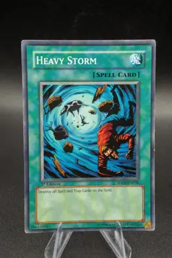 Heavy Storm - SD10-EN026 - 1st Ed. - Common - Yu-Gi-Oh! - LP Light Play ++ - Image 1