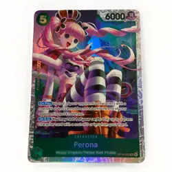 Perona OP14-033 SR The Azure Sense Seven One Piece CCG ENGLISH - Image 1