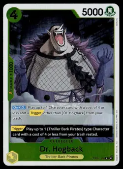 One Piece The Azure Sea's Seven #OP14-110 Dr. Hogback Rare - Image 1