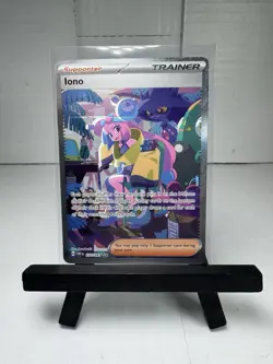 Pokemon TCG Iono #237/091 SV: Paldean Fates Holo Special Illustration Rare NM - Image 1