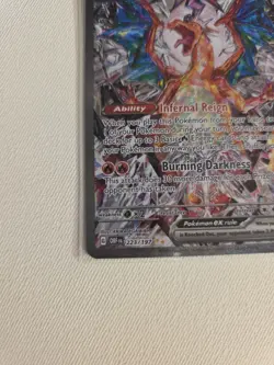 Pokemon TCG Charizard EX Obsidian Flames Holo Card 223/197 Special Illustration - Image 2