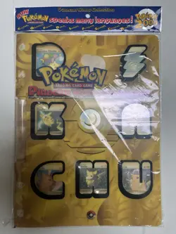 Promo Pikachu World Collection 2000 Pokemon Cards - (8 of 9 Cards) with binder - Image 1