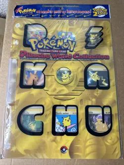 Pokemon Pikachu World Collection 2000 Promo Binder Factory Sealed - Image 1