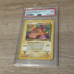 Pokemon Pikachu World Collection 2000 PSA 9 Full Graded Set + Binder - Image 2