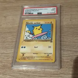 Pokemon Pikachu World Collection 2000 PSA 9 Full Graded Set + Binder - Image 4