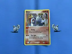 Pokemon TCG Entei 1/17 Pop Series 2 (LP) Holo Rare - Image 1