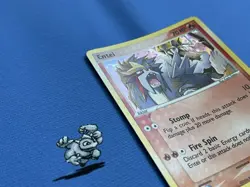 Pokemon TCG Entei 1/17 Pop Series 2 (LP) Holo Rare - Image 5