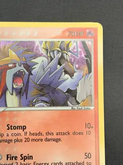 Entei 1/17 Pop Series 2 Holo Rare Pokemon TCG - Image 3