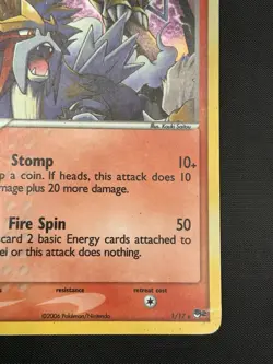 Entei 1/17 Pop Series 2 Holo Rare Pokemon TCG - Image 5