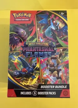 Pokemon Mega Evolution Phantasmal Flames Booster Bundle - Factory Sealed - Image 1