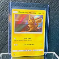 Detective Pikachu Movie Promo Holo SM190 Pokemon Card EXCLUSIVE NM - Image 1