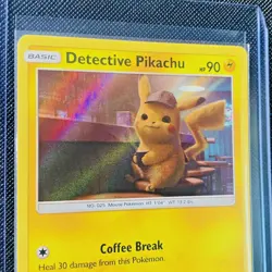 Detective Pikachu Movie Promo Holo SM190 Pokemon Card EXCLUSIVE NM - Image 3