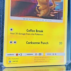 Detective Pikachu Movie Promo Holo SM190 Pokemon Card EXCLUSIVE NM - Image 4