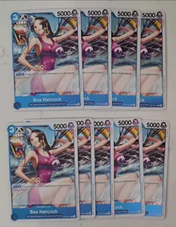 9 LOT One Piece Carrying On His Will *BOA HANCOCK* OP13-051 R Rare Foil Card TCG - Image 2