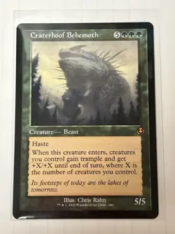 Craterhoof Behemoth (Retro Frame) Innistrad Remastered Regular - Image 2