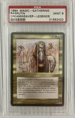 Rasputin Dreamweaver PSA 9 - Magic The Gathering - Legends - MTG - Image 2