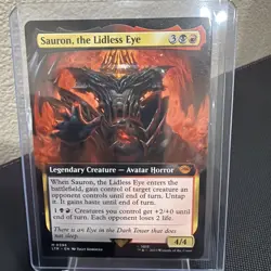 MTG - FOIL Sauron, the Lidless Eye - Lord of the Rings - Image 1